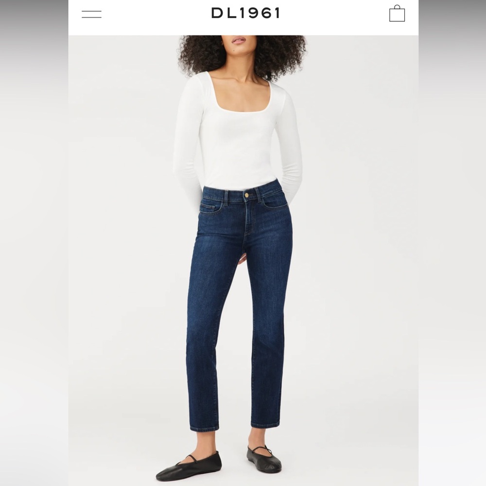 DL1961 Mara Straight Ankle Jeans - NEVER WORN